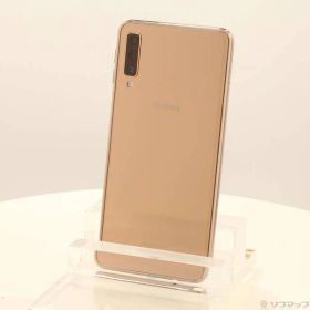 〔中古品〕 GALAXY A7 64GB ゴールド SM-A750C 楽天 SIMフリー【262】