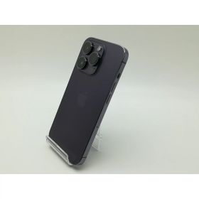 【中古】Apple 国内版 【SIMフリー】 iPhone 14 Pro 256GB ディープパープル MQ1E3J/A【新橋】保証期間1ヶ月【ランクC】