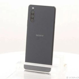 〔中古品〕 Xperia 10 III 128GB ブラック SOG04 auロック解除SIMフリー【258】