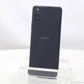〔中古品〕 Xperia 10 III 128GB ブラック SOG04 auロック解除SIMフリー【349】