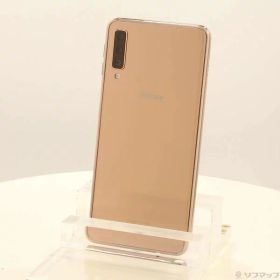 【中古】SAMSUNG(サムスン) GALAXY A7 64GB ゴールド SM-A750C 楽天 SIMフリー 【262-ud】