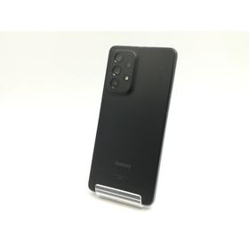 【中古】SAMSUNG au 【SIMフリー】 Galaxy A53 5G オーサムブラック 6GB 128GB SCG15【DS秋葉】保証期間１ヶ月【ランクB】
