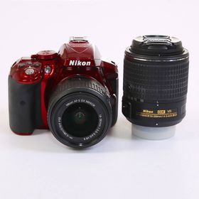ニコン(Nikon)の【中古】(ニコン) Nikon ニコン D5300 ダブルズームキツト2 レツド(コンパクトデジタルカメラ)