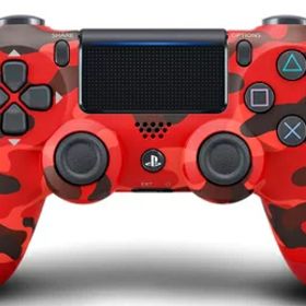 【中古】 ワイヤレスコントローラー(DUALSHOCK 4) レッド・カモフラージュ