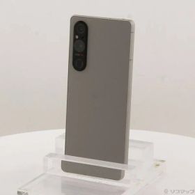 〔中古品〕 Xperia 1 V 256GB プラチナシルバー SOG10 au SIMフリー【344】