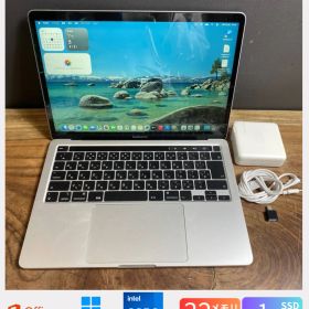 ［極美品］Apple MacBook Pro（13インチ, 2020）/ Intel Core i7 / メモリ32GB / SSD 1TB / Windows 11 / Office 2024 / CJ611