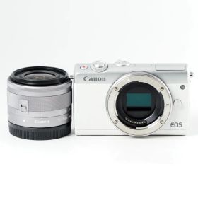 Canon ミラーレス一眼カメラ EOS M100 EF-M 15-45mm IS STM レンズキット ホワイト #14267