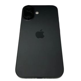 SIMフリー Apple iPhone 16 128GB MYDQ3J/A au ○判定 ブラック スマホ Apple保証2025/5/6開始済 バッテリ最大容量100％ 【中古】22601K80