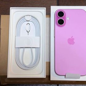 【美品】iPhone 16 256GB ピンク【箱等完品＆ケーブル新品未使用】