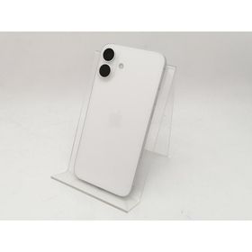 【中古】Apple 国内版 【SIMフリー】 iPhone 16 Plus 128GB ホワイト MXVC3J/A【なんば】保証期間１ヶ月【ランクA】