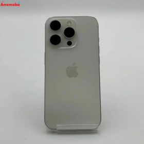 【中古】iPhone15 Pro 1TB ホワイトチタニウム MTUR3J/A Apple版SIMフリー
