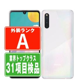 【中古】 Galaxy A41 SCV48 ホワイト Aランク SIMフリー 本体 UQモバイル スマホ ギャラクシー 【あす楽】 【保証あり】 【送料無料】 ga41uqw8mtm