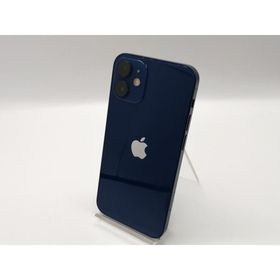 【中古】Apple docomo 【SIMロック解除済み】 iPhone 12 mini 64GB ブルー MGAP3J/A【小倉駅前】保証期間１ヶ月【ランクC】