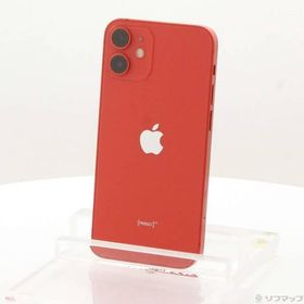 〔中古〕Apple(アップル) iPhone12 mini 64GB プロダクトレッド MGAE3J／A SIMフリー〔258-ud〕