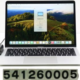 Apple MacBook Air Retina 2018 A1932 シルバー Core i5 8210Y 1.6GHz/8GB/128GB/WQXGA(2560x1600)/macOS Sonoma カメラ不良【中古】【20260108】