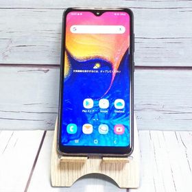 au Galaxy A20 SCV46 Black 本体 白ロム SIMロック解除済み SIMフリー C908908