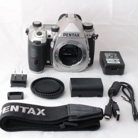 ☆良品☆ ペンタックス PENTAX K-3 Mark III ボディ シルバー APS-Cデジタル一眼レフカメラ 1075 #R458