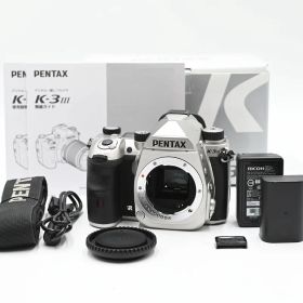 PENTAX ペンタックス K-3 Mark III ボディ シルバー APS-Cデジタル一眼レフカメラ (ショット数9772枚) デジタル一眼レフカメラ 【中古】