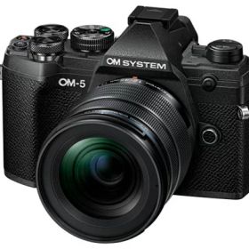 OM SYSTEM OM-5 12-45mm F4.0 PRO レンズキット ブラック 【訳あり：倉庫移動中に外箱傷あり】