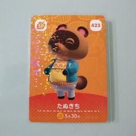 ニンテンドースイッチ(Nintendo Switch)のamiiboカード あつ森 423 たぬきち(その他)