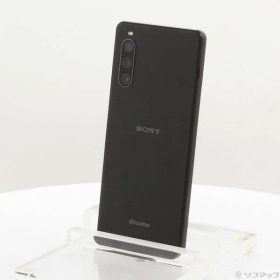 〔中古品〕 Xperia 10 IV 128GB ブラック SO-52C docomo SIMフリー【368】