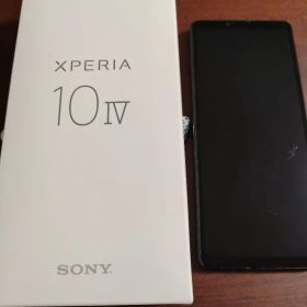Xperia 10 IV 128GB ブラック 画面割れあり 動作確認済