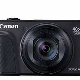 Canon コンパクトデジタルカメラ PowerShot SX740 HS ブラック 光学40倍ズーム/4K動画/Wi-Fi対応 PSSX740
