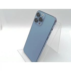 【中古】Apple au 【SIMフリー】 iPhone 13 Pro Max 256GB シエラブルー MLJD3J/A【津田沼】保証期間1ヶ月【ランクC】