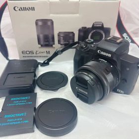 【値下げ中】キヤノン EOS Kiss M (ブラック/ミラーレス一眼カメラ)