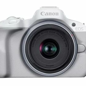 Canon ミラーレス一眼カメラ EOS R50 標準ズームレンズキット(RF-S18-45) ホワイト/APS-C/約376g EOSR50WH-1845ISSTMLK