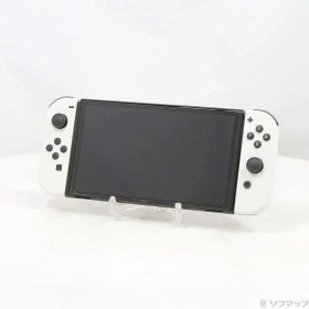 【中古】Nintendo(任天堂) Nintendo Switch 有機ELモデル Joy-Con(L)／(R) ホワイト 【305-ud】