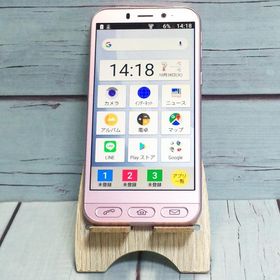 Softbank SHARP シンプルスマホ4 704SH ピンク 本体 白ロム SIMロック解除済み SIMフリー 美品 A517603