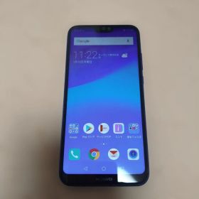 huawei p20 lite クラインブルー 64gb au ②