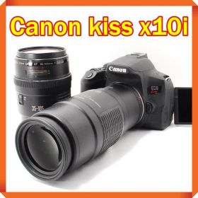 Canon EOS kiss x10i ダブルレンズセット 最新機種で高性能♪