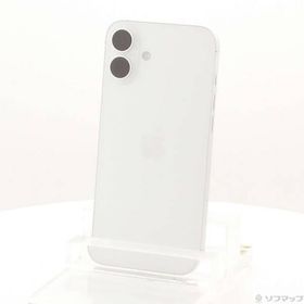 〔中古〕Apple(アップル) iPhone16 Plus 128GB ホワイト MXVC3J／A SIMフリー〔344-ud〕