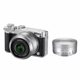 【中古】ニコン Nikon J5 ダブルレンズキット シルバー J5WLKSL micro
