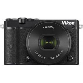 【中古】ニコン Nikon ミラーレス一眼 ニコン Nikon1 J5 標準パワーズームレンズキット ブラック J5HPLKBK micro