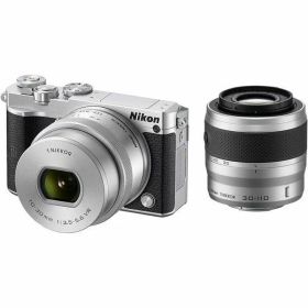 【中古】ニコン Nikon ミラーレス一眼 ニコン Nikon1 J5 ダブルズームキット シルバー J5WZSL micro当店保証30日間 人気モデル 高画質 売れ筋