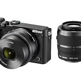 【中古】Nikon ミラーレス一眼 Nikon1 J5 ダブルズームキット ブラック J5WZBK