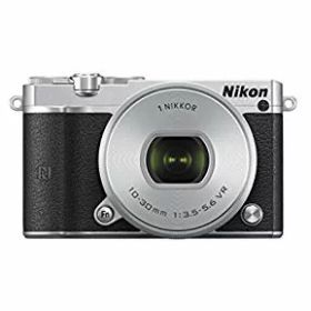 【中古】Nikon ミラーレス一眼 Nikon1 J5 標準パワーズームレンズキット シルバー J5HPLKSL qqffhab
