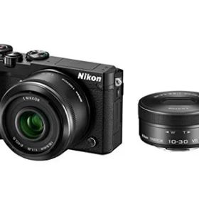 【中古】 Nikon ミラーレス一眼 Nikon1 J5 ダブルレンズキット ブラック J5WLKBK