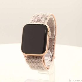 〔中古〕Apple(アップル) Apple Watch Series 4 GPS 40mm ゴールドアルミニウムケース ピンクサンドスポーツループ〔349-ud〕
