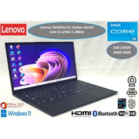 レノボ(Lenovo)の美品 ThinkPad X1 Carbon Gen10 i5 EVO 12世代(ノートPC)
