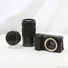 〔中古品〕 α6400 ILCE-6400Y ダブルズームレンズキット ブラック【262】