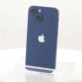 〔中古品〕 iPhone13 mini 128GB ブルー MLJH3J／A SIMフリー【262】