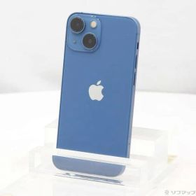 〔中古品〕 iPhone13 mini 128GB ブルー MLJH3J／A SIMフリー 〔ネットワーク利用制限▲〕【377】