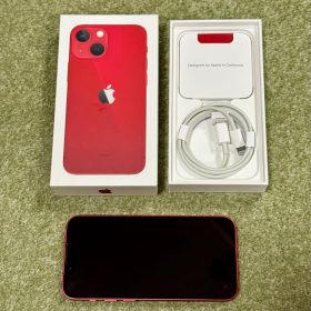iPhone 13 mini RED 512GB カメラ写真不具合有