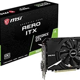 【中古】「非常に良い」MSI GeForce GTX 1660 AERO ITX 6G OC グラフィックスボード VD6919