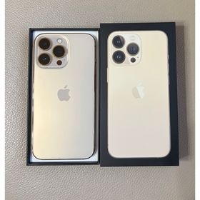 アイフォーン(iPhone)の超超美品iPhone 13 Pro 256GB ゴールド 外装ほぼ新品(スマートフォン本体)