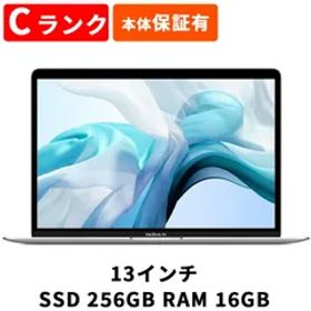 Apple アップル MacBook Air Retina 2018 ノートPC 中古 整備済み品 SSD 256GB 13インチ RAM 16GBシルバー Cランク